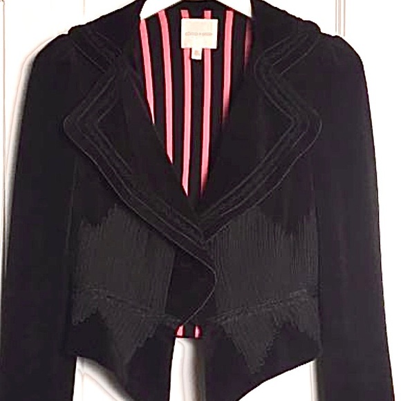Silence & Noise Embellished Velvet Jacket Edwardian style - Picture 1 of 8